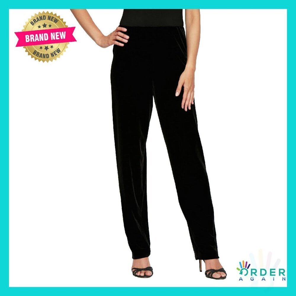 Velvet Dress Pants Elegant Formal Wear Straight Leg Slim Fit Evening